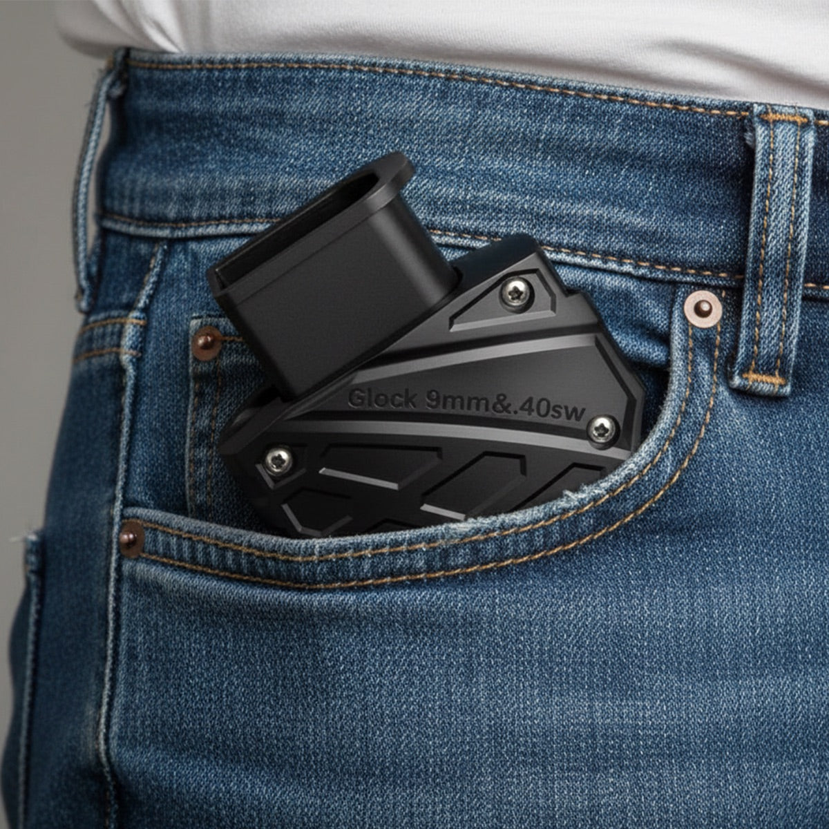 RapidCore speedloader with bullets and instructions