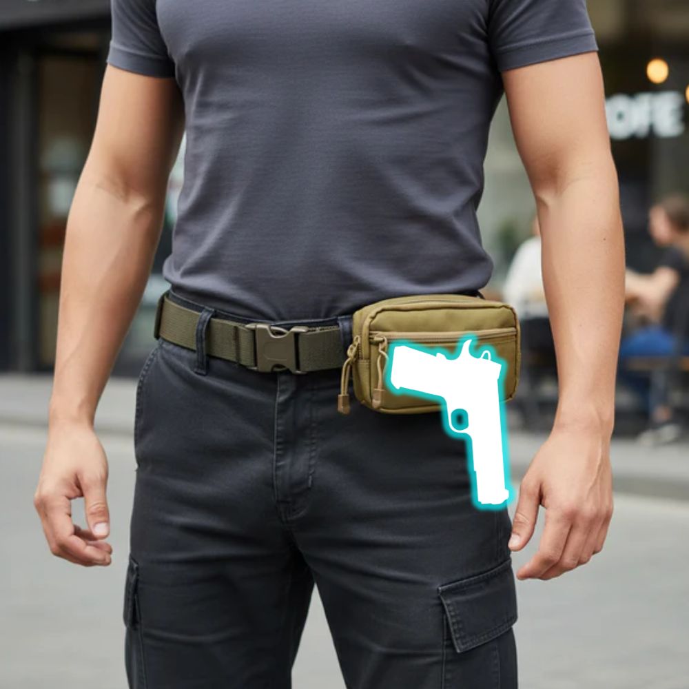 DayShade — Tactical Hip Belt with Concealed Holster